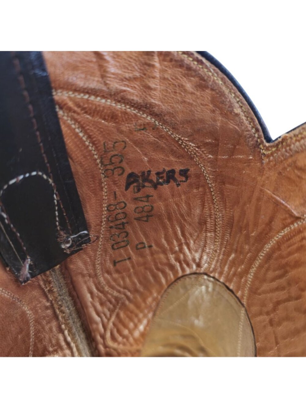 Vintage 1960s Nocona Cowgirl Boots Womens 5.5C Brown Leather Cowboy Western USA - Picture 11 of 16